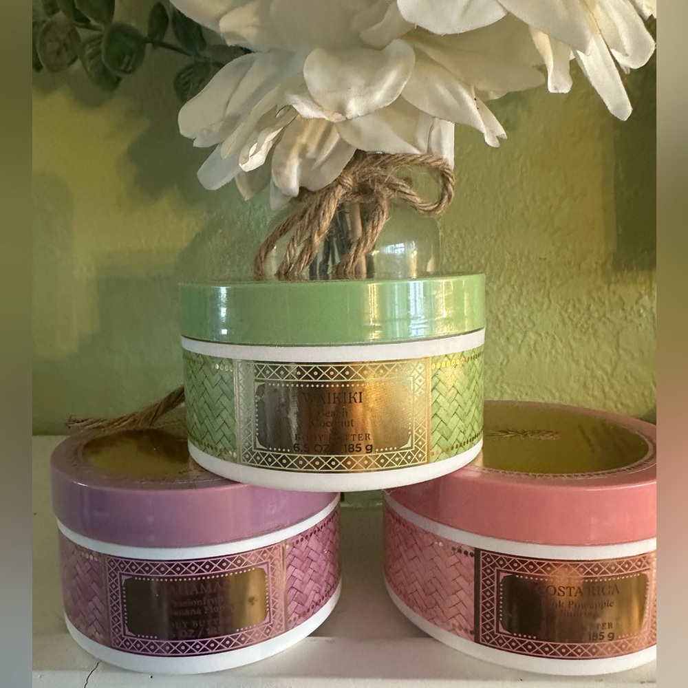 NEW BBW (3) PC TROPICAL BODY BUTTER BUNDLE ๐ด๐ด
